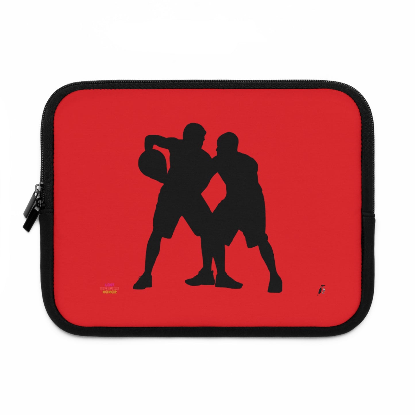 Laptop Sleeve: Basketball Red