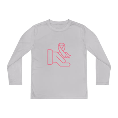 Youth Long Sleeve Competitor Tee: Fight Cancer