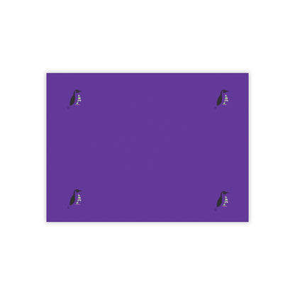 Post-it® Note Pads: Crazy Penguin World Logo Purple