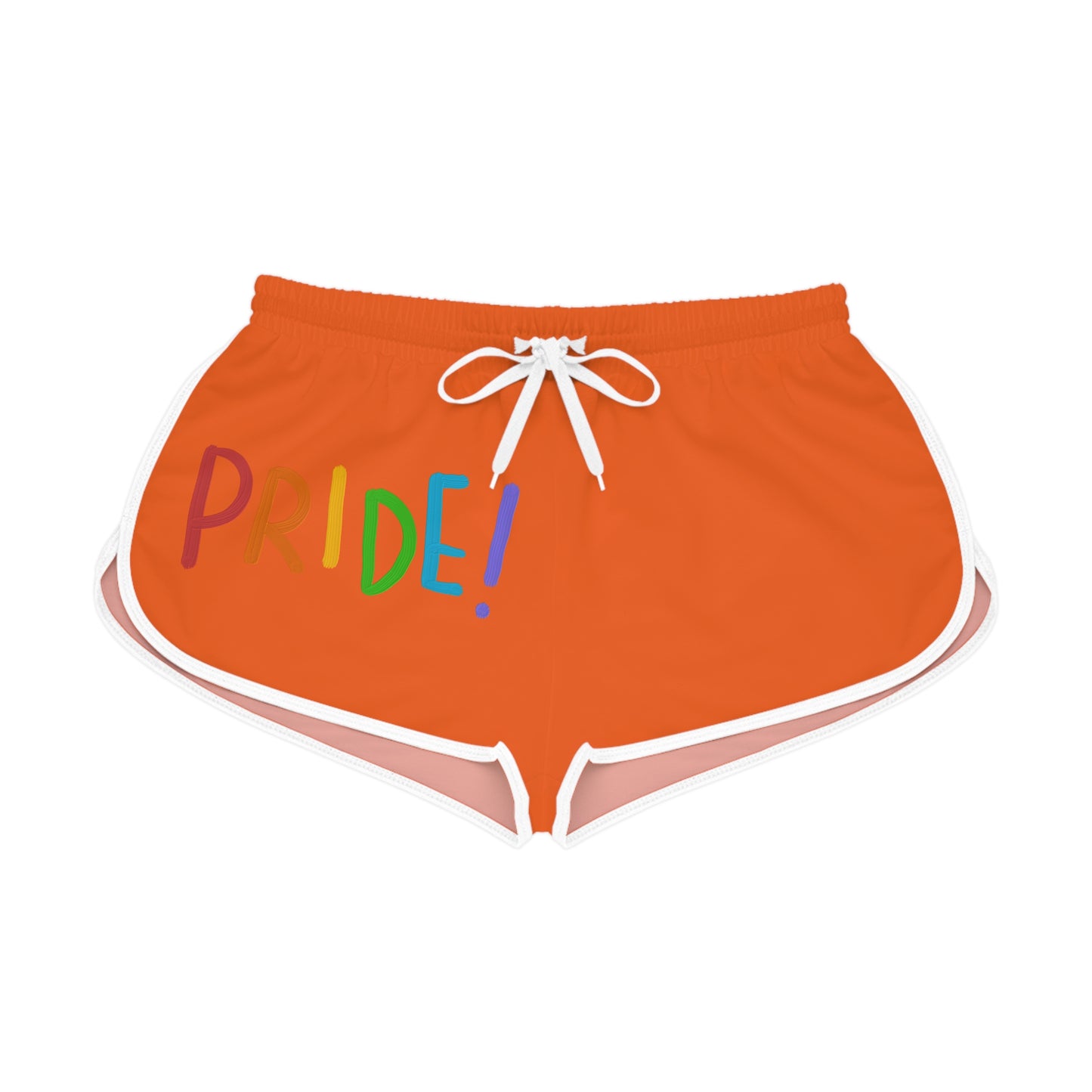 Women's Relaxed Shorts: LGBTQ Pride Orange