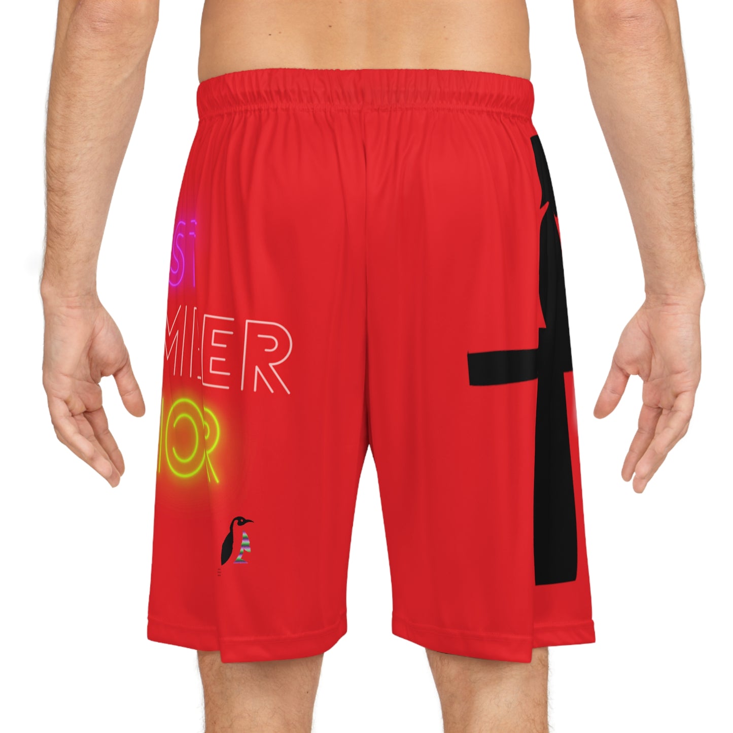 Basketball Shorts: Fishing Red