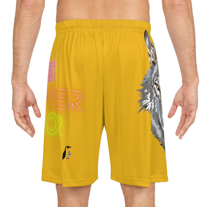 Basketball Shorts: Wolves Yellow