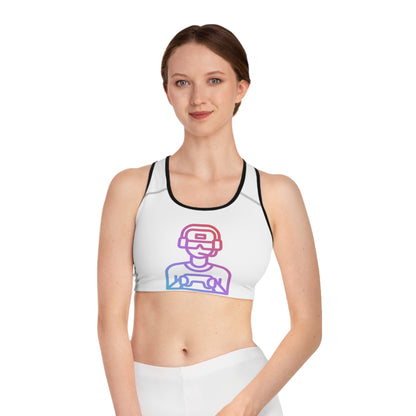 Sports Bra: Gaming White