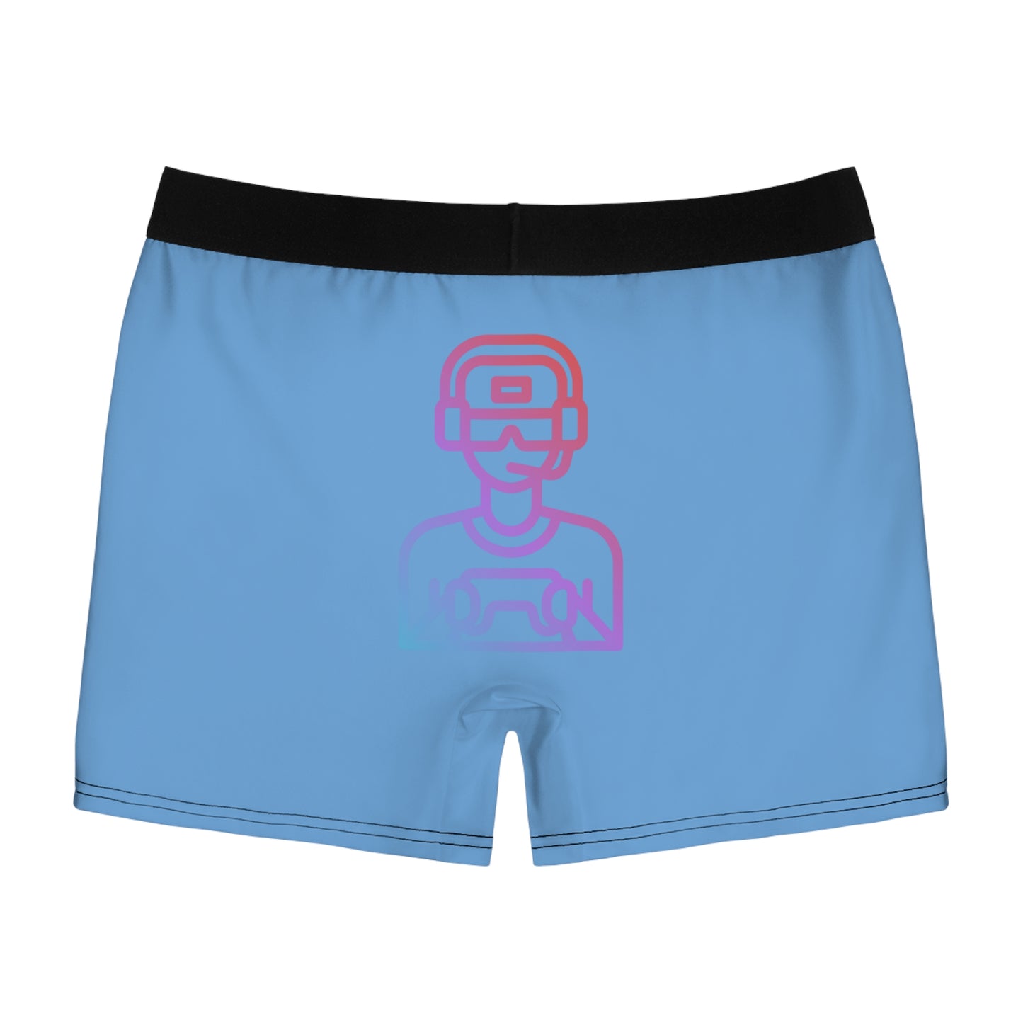 Men's Boxer Briefs: Gaming Lite Blue