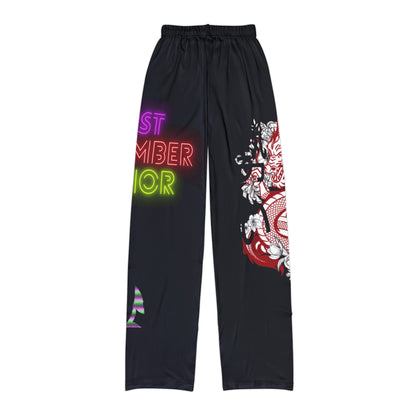 Kids Pajama Pants: Dragons Black