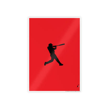 Gloss Posters: Baseball Red