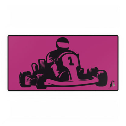 Desk Mats: Racing Pink