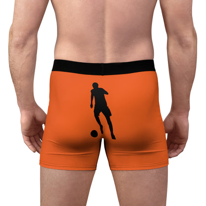 Men's Boxer Briefs: Soccer Orange