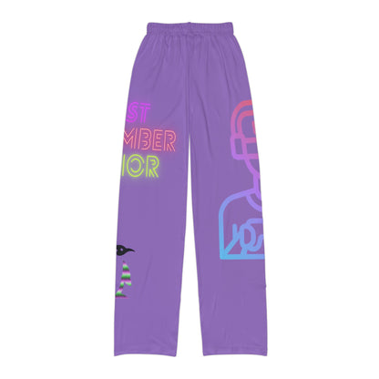 Kids Pajama Pants: Gaming Lite Purple