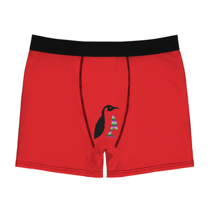 Men's Boxer Briefs: Lost Remember Honor Red