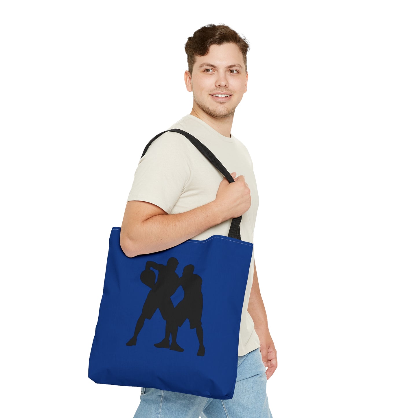 Tote Bag: Basketball Dark Blue