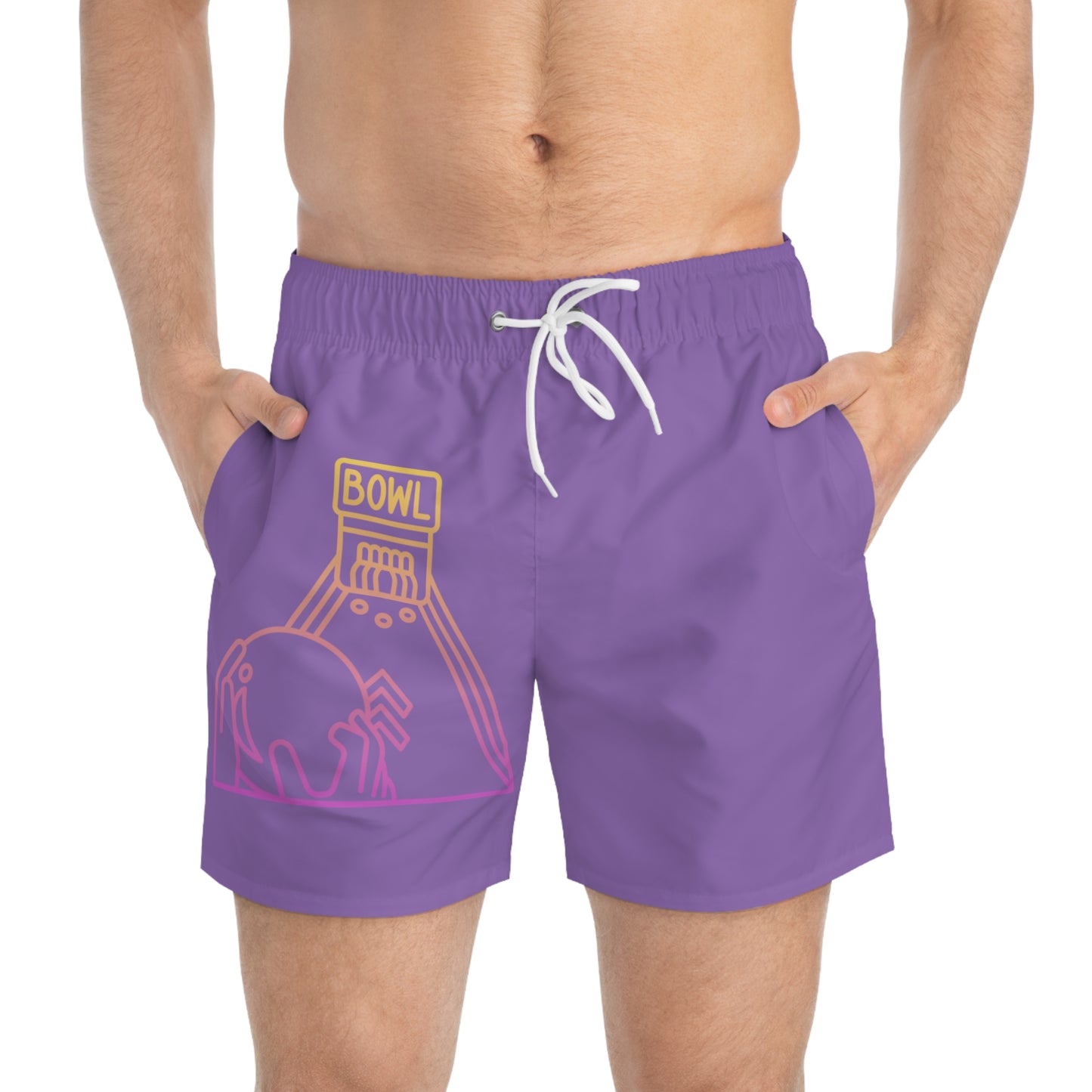 Swim Trunks: Bowling Lite Purple