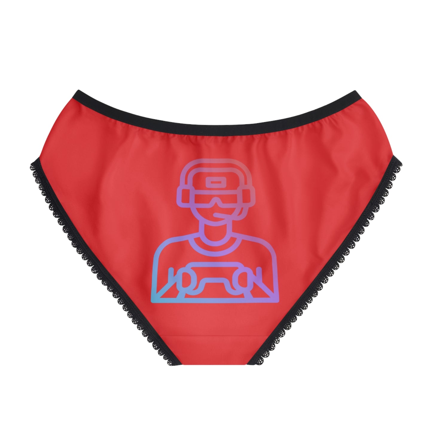 Women's Briefs: Gaming Red