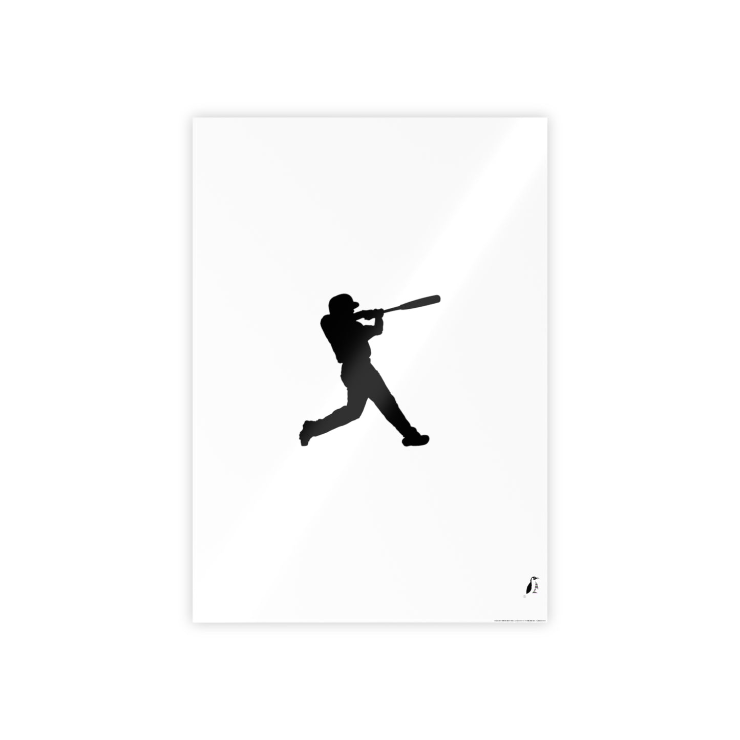 Gloss Posters: Baseball White