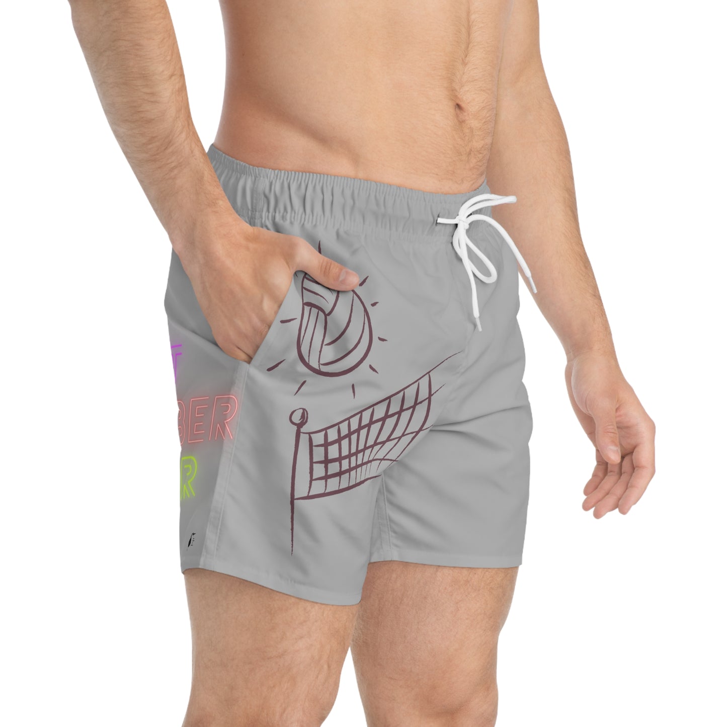 Swim Trunks: Volleyball Lite Grey