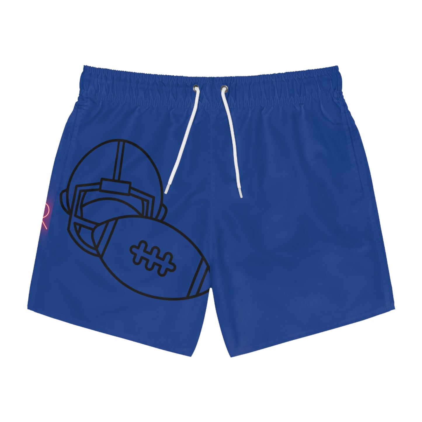 Swim Trunks: Football Dark Blue