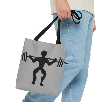 Tote Bag: Weightlifting Lite Grey