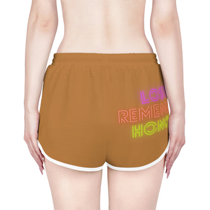 Women's Relaxed Shorts: Volleyball Lite Brown
