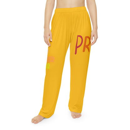 Women's Pajama Pants: LGBTQ Pride Yellow