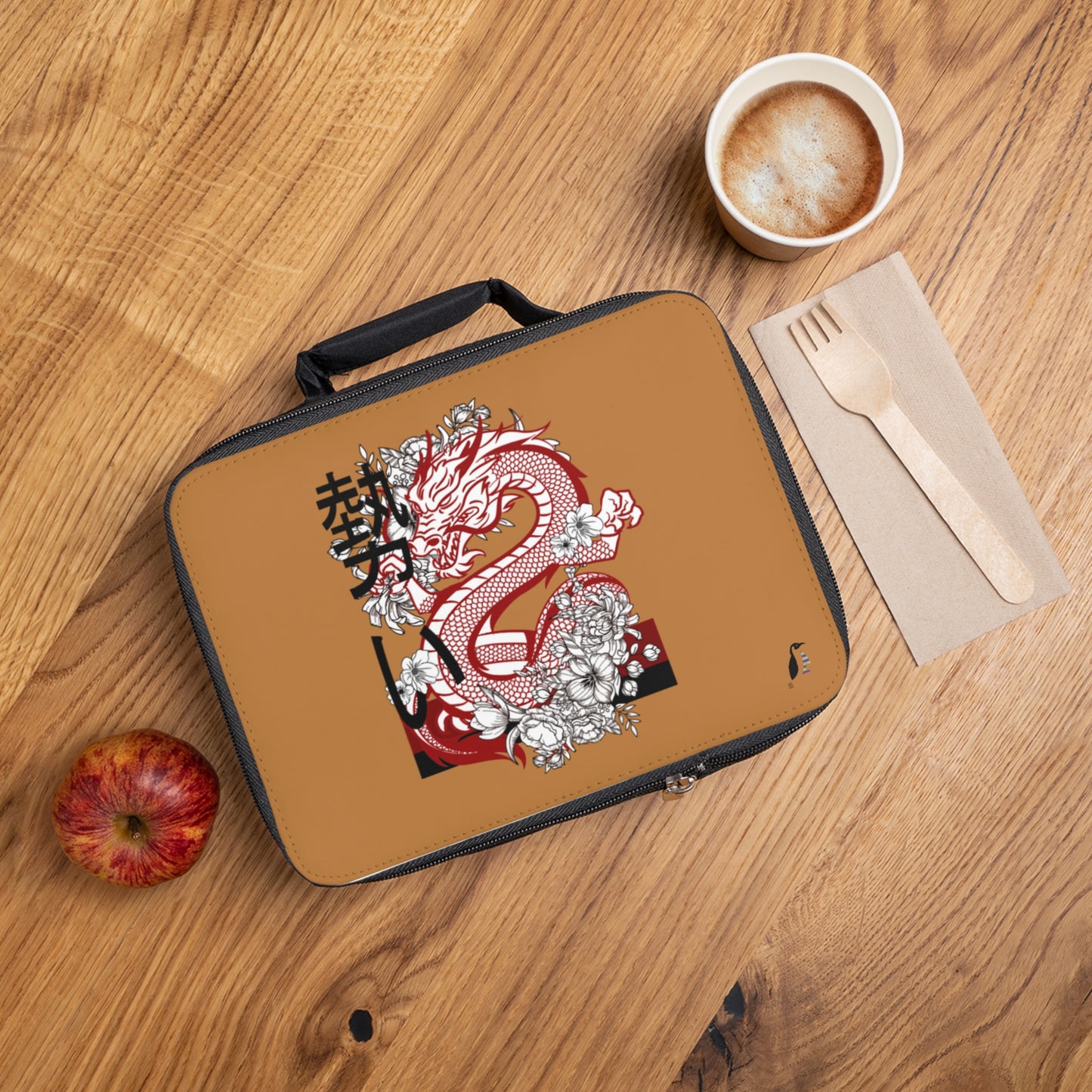 Lunch Bag: Dragons Lite Brown