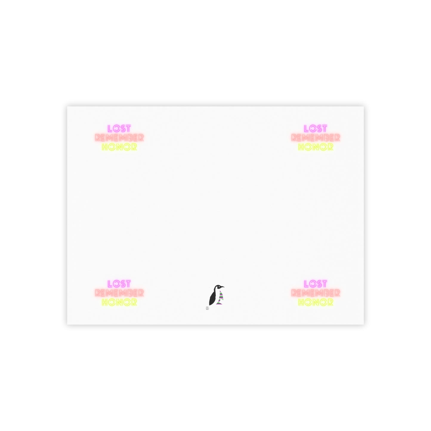 Post-it® Note Pads: Lost Remember Honor White