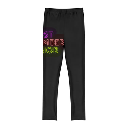 Youth Full-Length Leggings: Lost Remember Honor Black