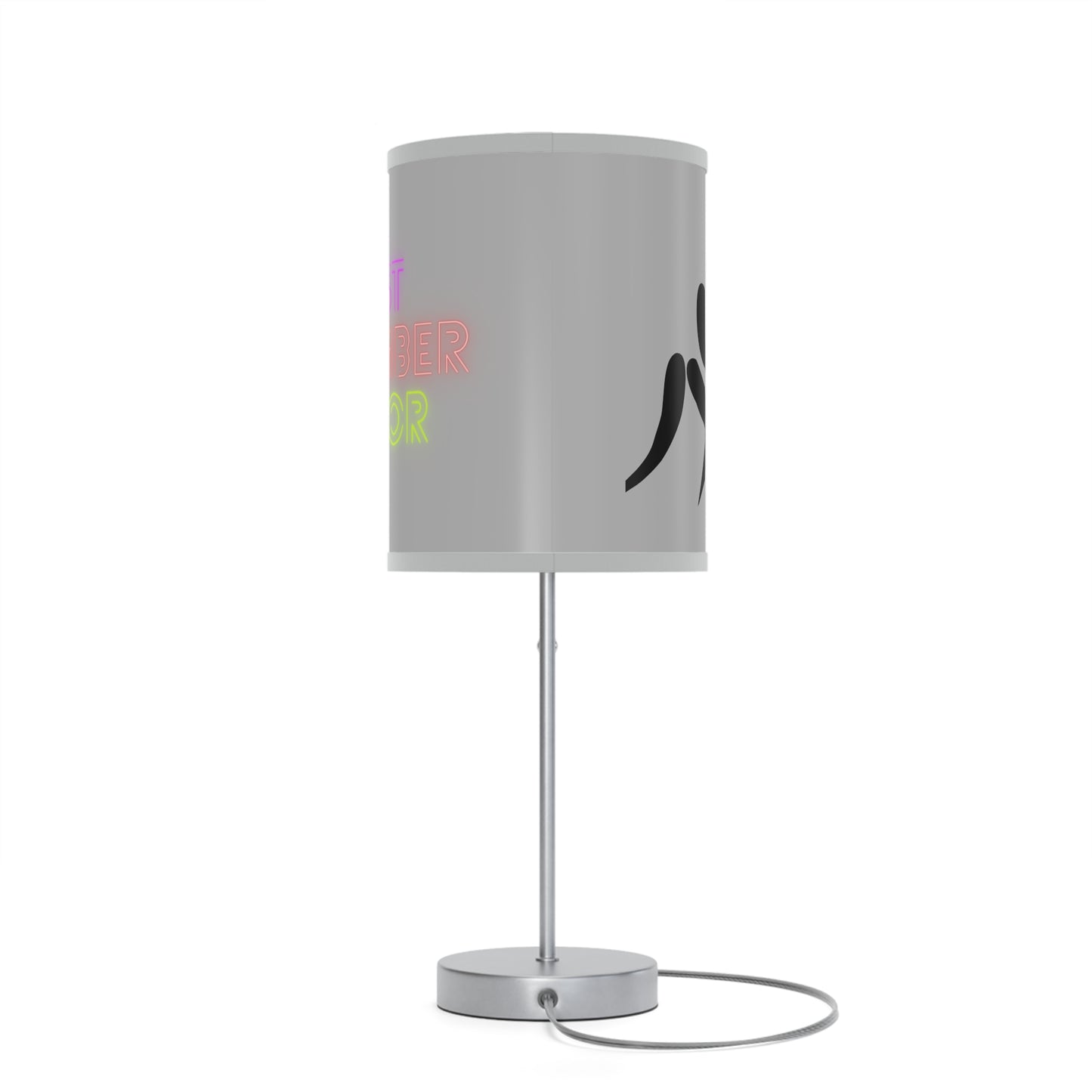 Lamp on a Stand, US|CA plug: Wrestling Lite Grey