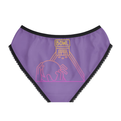 Women's Briefs: Bowling Lite Purple