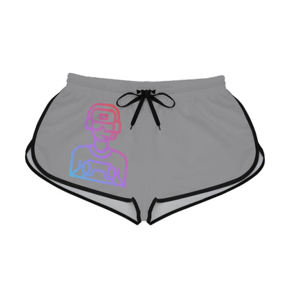 Women's Relaxed Shorts: Gaming Grey