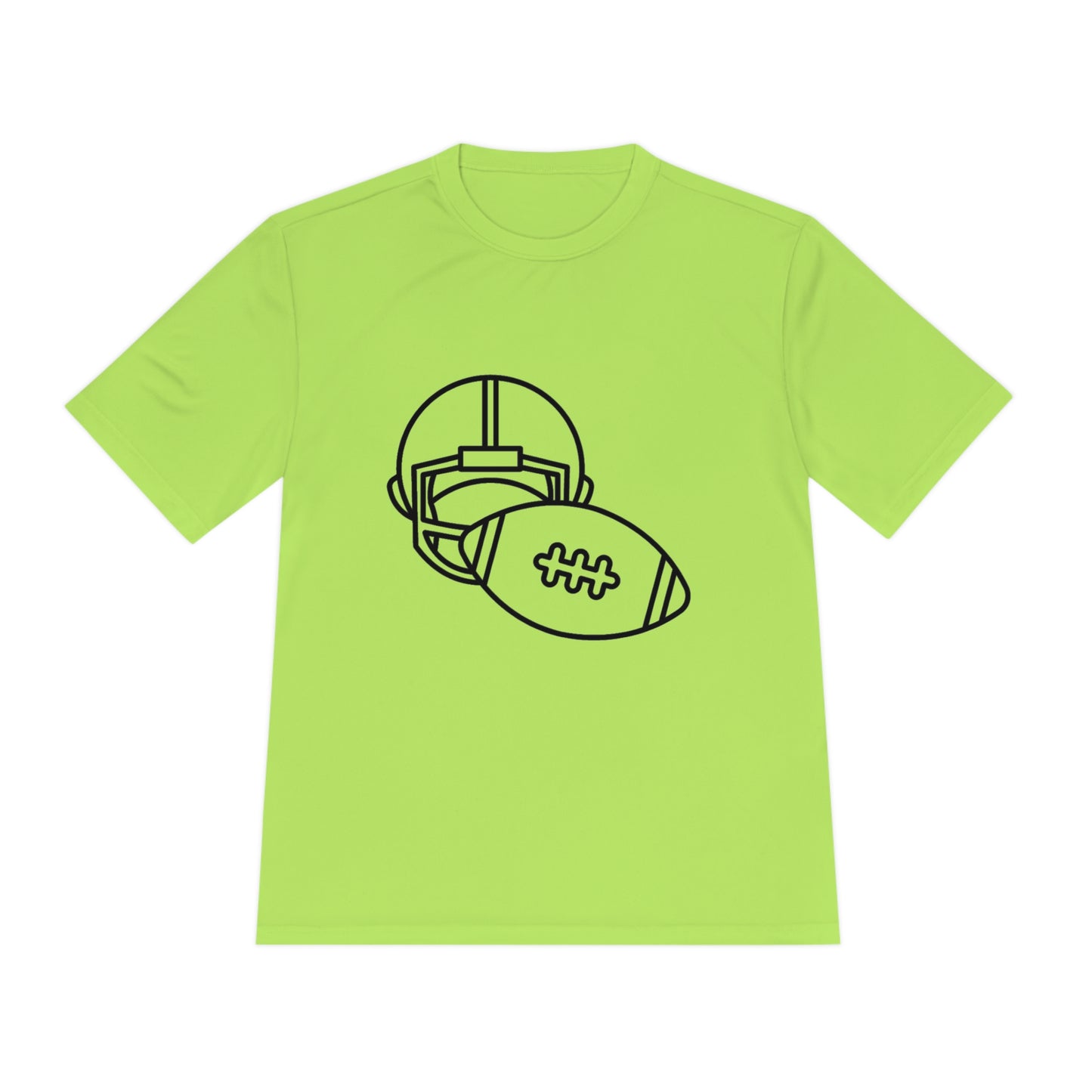 Moisture Wicking Tee: Football #2