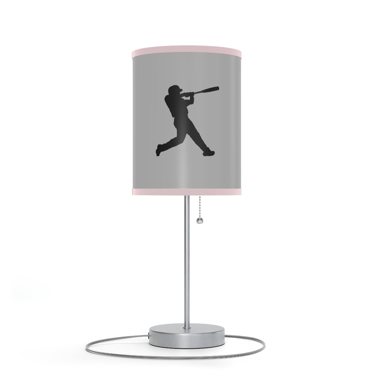 Lamp on a Stand, US|CA plug: Baseball Lite Grey