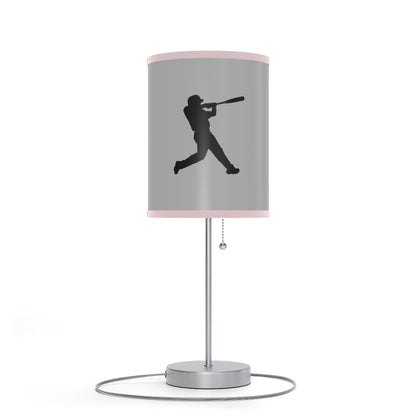 Lamp on a Stand, US|CA plug: Baseball Lite Grey