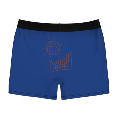 Men's Boxer Briefs: Volleyball Dark Blue