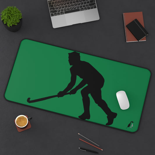 Desk Mat: Hockey Dark Green