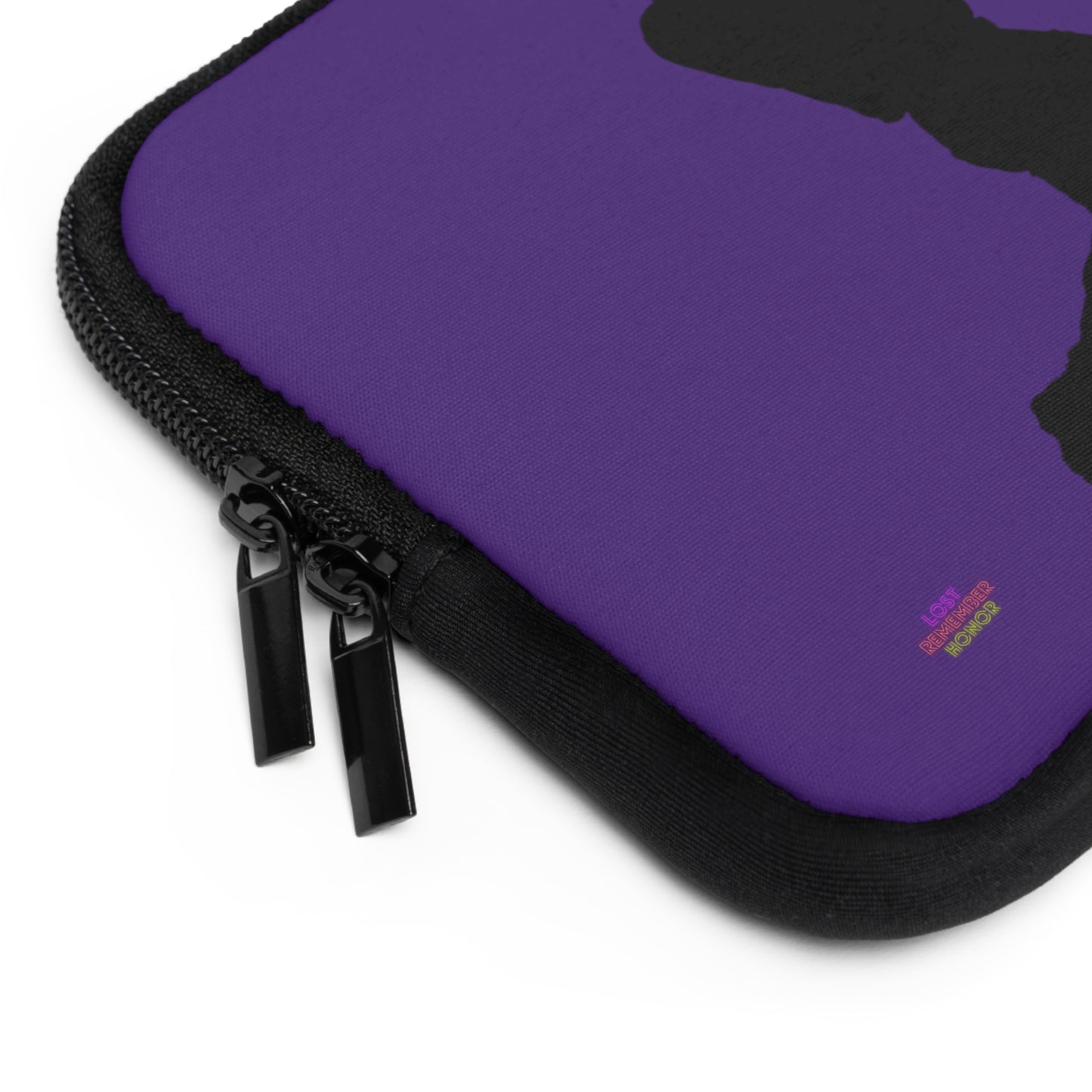 Laptop Sleeve: Baseball Purple