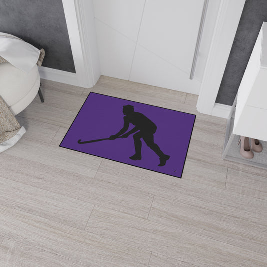 Heavy Duty Floor Mat: Hockey Purple