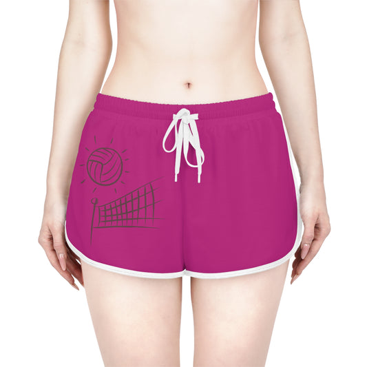 Women's Relaxed Shorts: Volleyball Pink