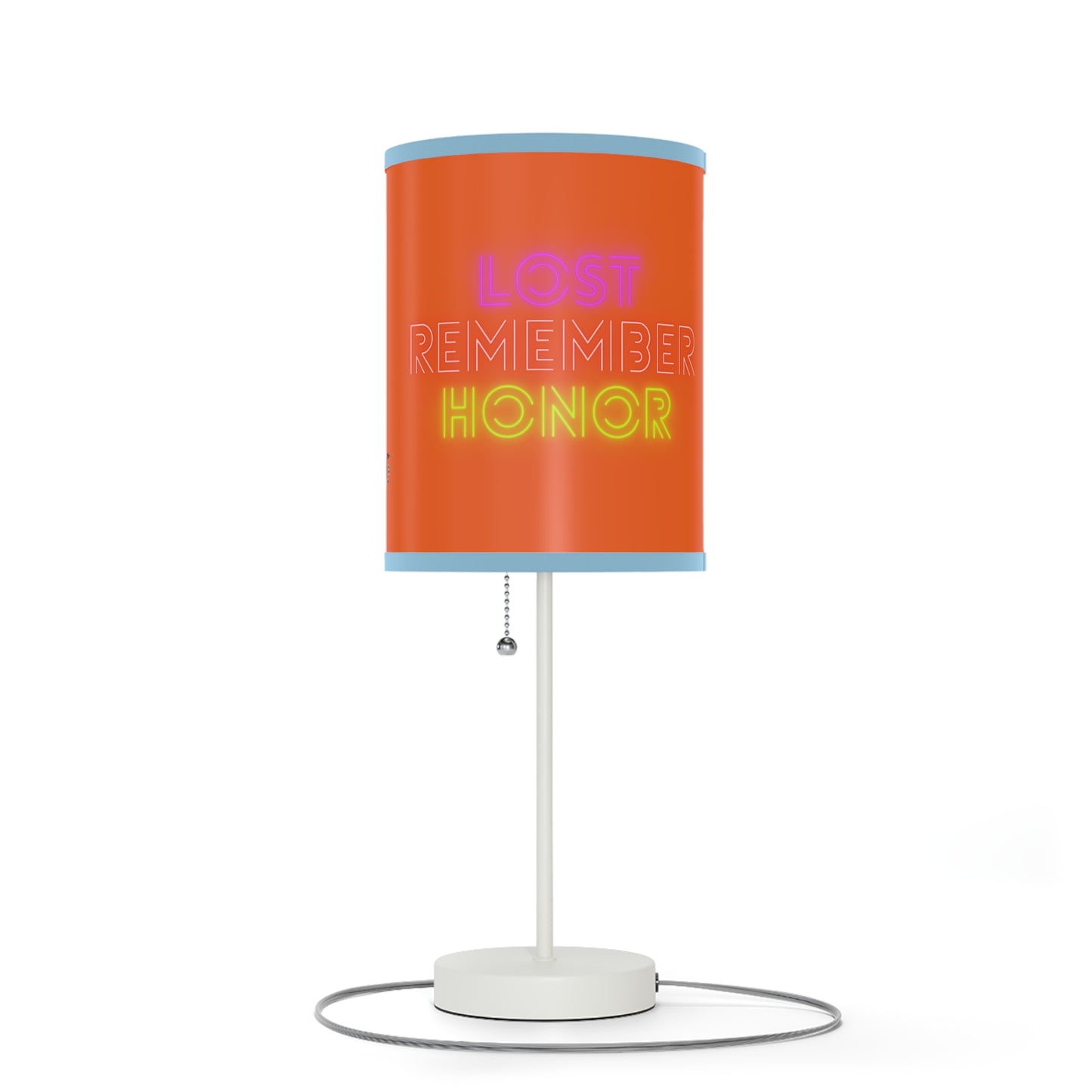 Lamp on a Stand, US|CA plug: Writing Orange