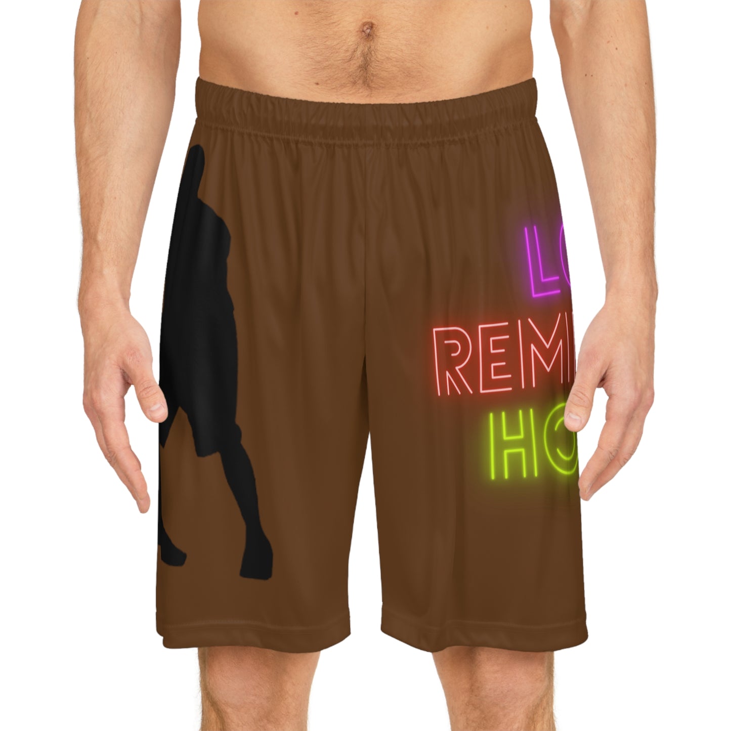 Basketball Shorts: Basketball Brown