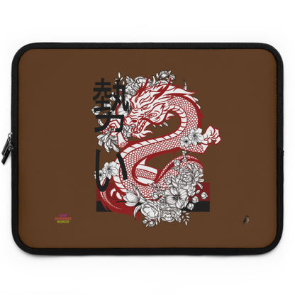 Laptop Sleeve: Dragons Brown