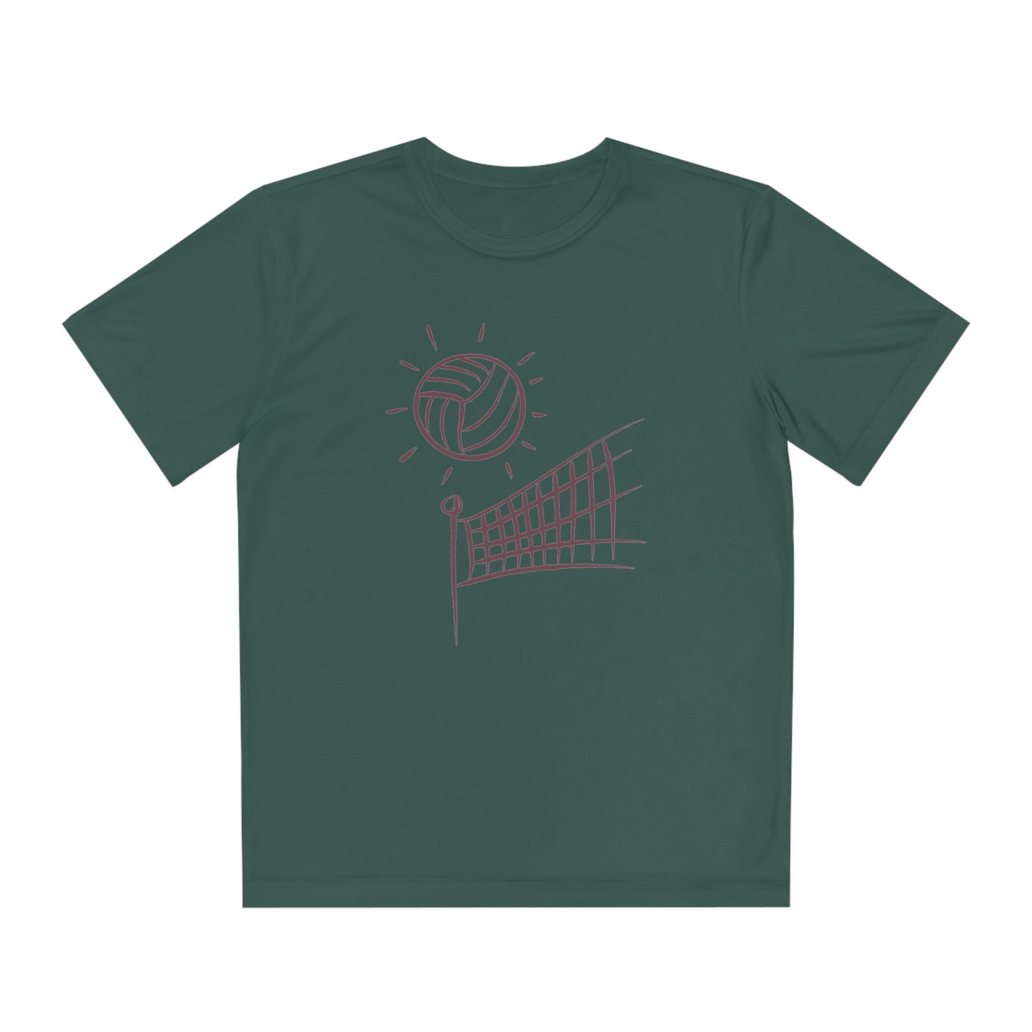 Youth Competitor Tee #1: Volleyball 