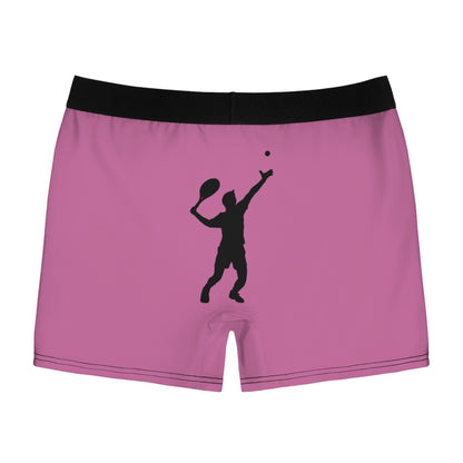 Men's Boxer Briefs: Tennis Lite Pink