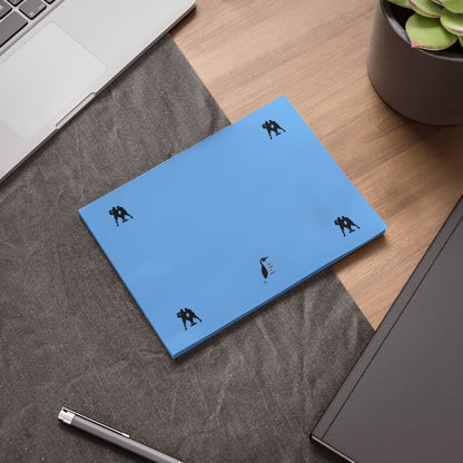 Post-it® Note Pads: Basketball Lite Blue