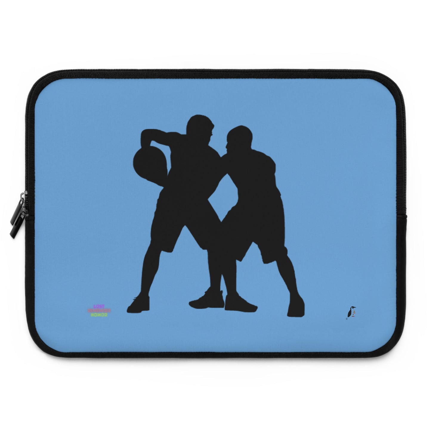 Laptop Sleeve: Basketball Lite Blue