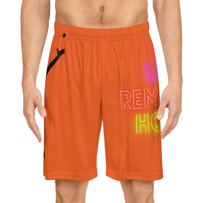 Basketball Shorts: Tennis Orange