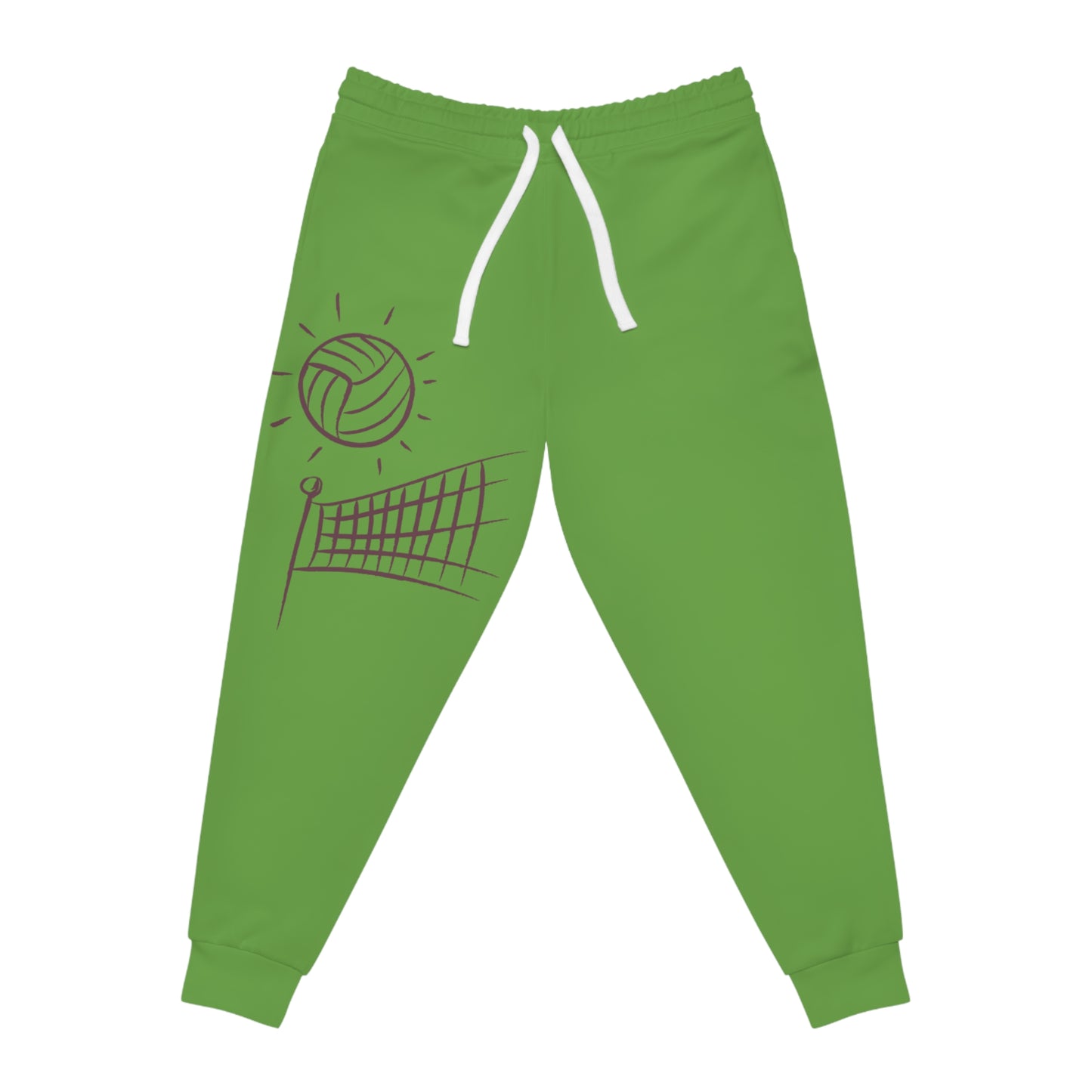 Athletic Joggers: Volleyball Green