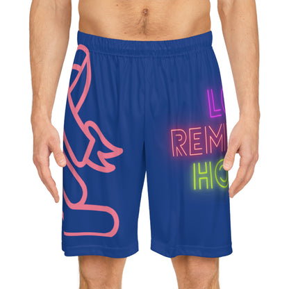 Basketball Shorts: Fight Cancer Dark Blue