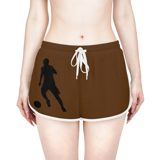 Women's Relaxed Shorts: Soccer Brown