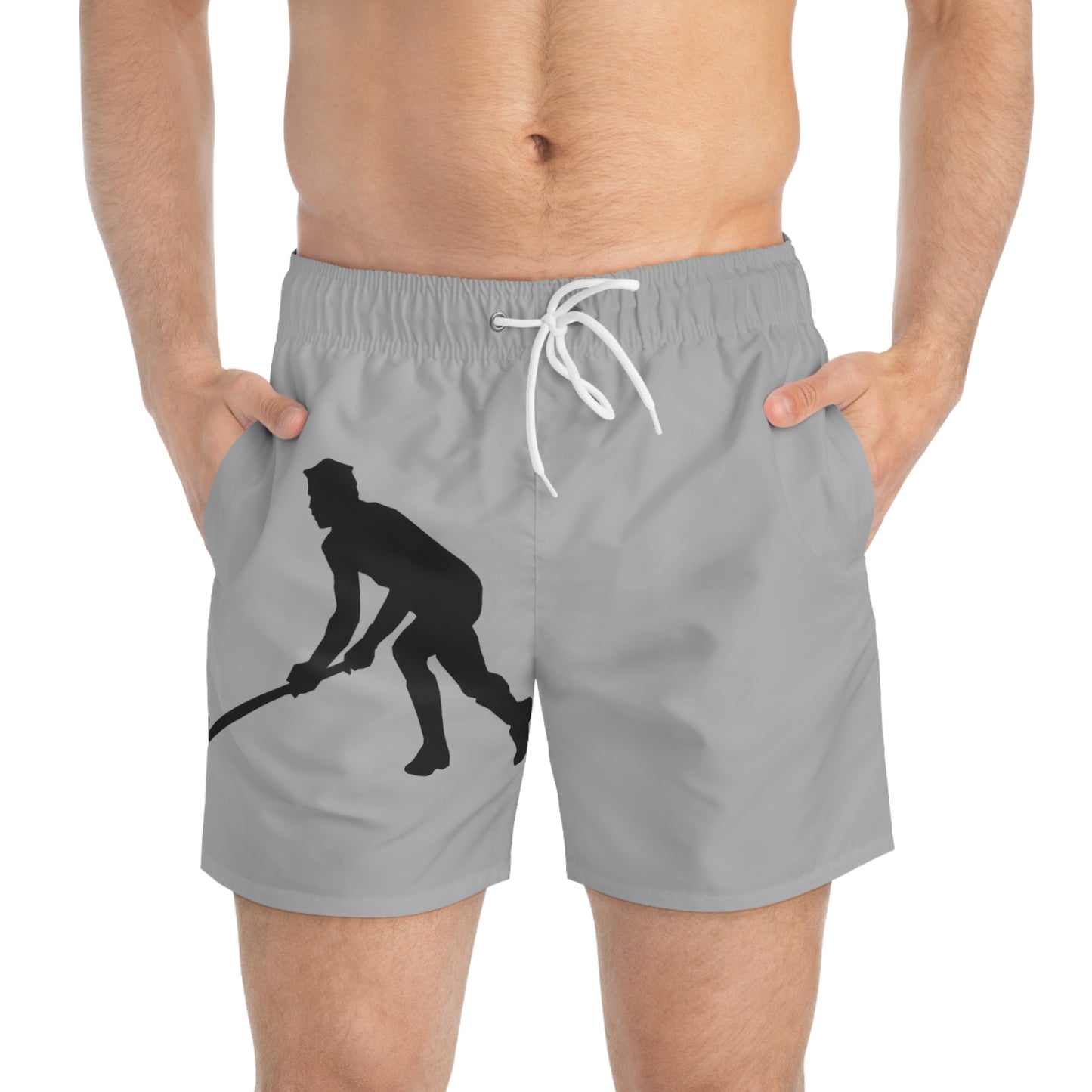 Swim Trunks: Hockey Lite Grey