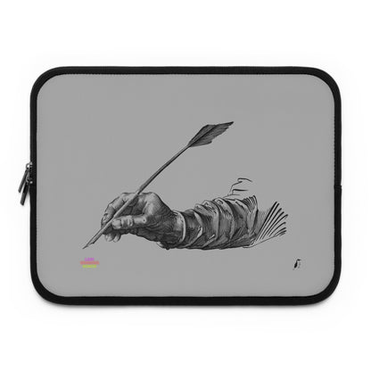 Laptop Sleeve: Writing Lite Grey